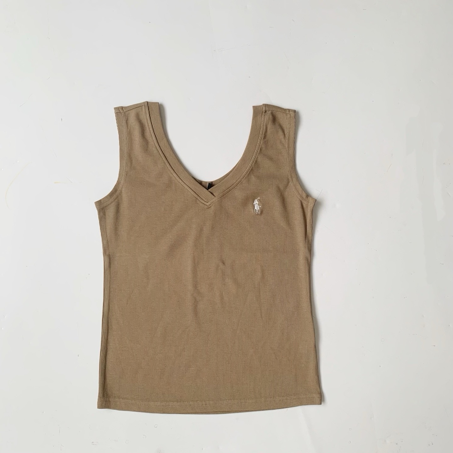 夏季新品✨Polo前刺绣彈力背心：圖片 5