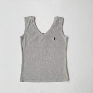 夏季新品✨Polo前刺绣彈力背心：圖片 4
