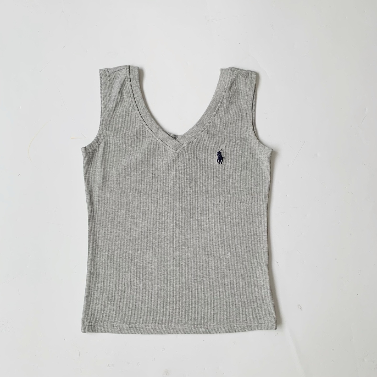 夏季新品✨Polo前刺绣彈力背心：圖片 4