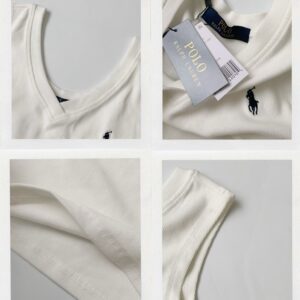 夏季新品✨Polo前刺绣彈力背心：圖片 7