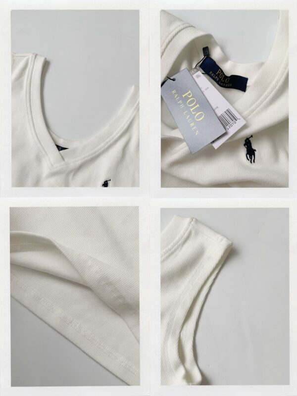 夏季新品✨Polo前刺绣彈力背心