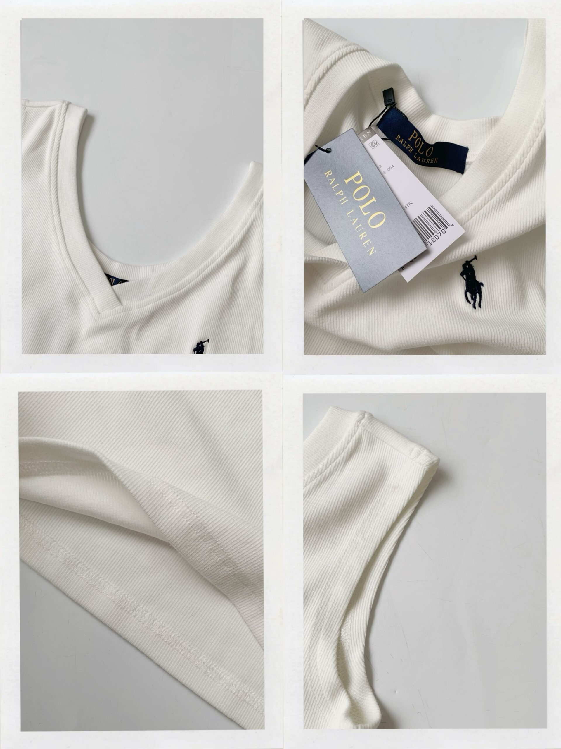 夏季新品✨Polo前刺绣彈力背心：圖片 7
