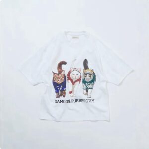 夏季新品✨ FREAK'S STORE 貓前貓後T恤：圖片 5