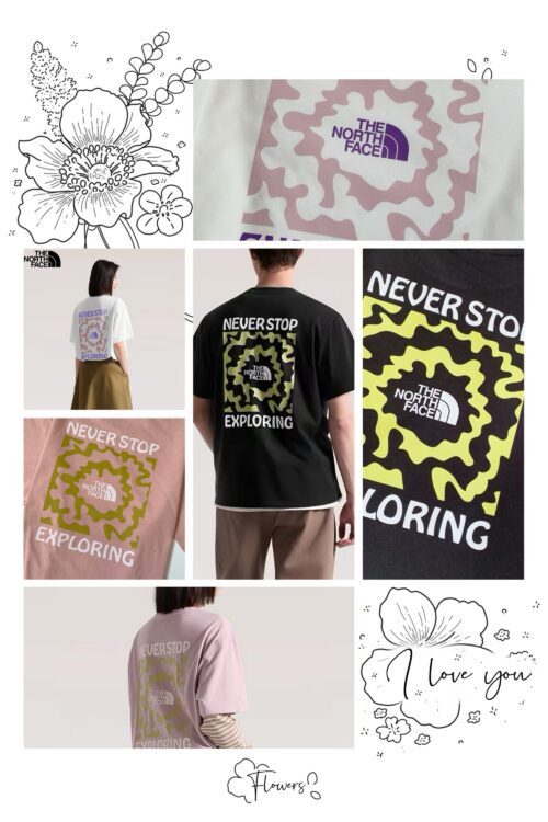 夏季新品✨The north face Never Stop印花T恤