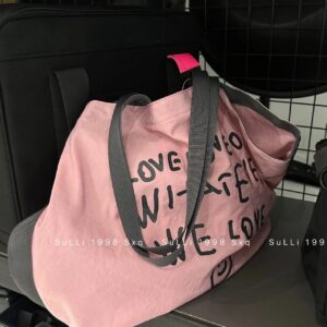 OOOWL 兩色入~笑臉側孭tote Bag：圖片 7