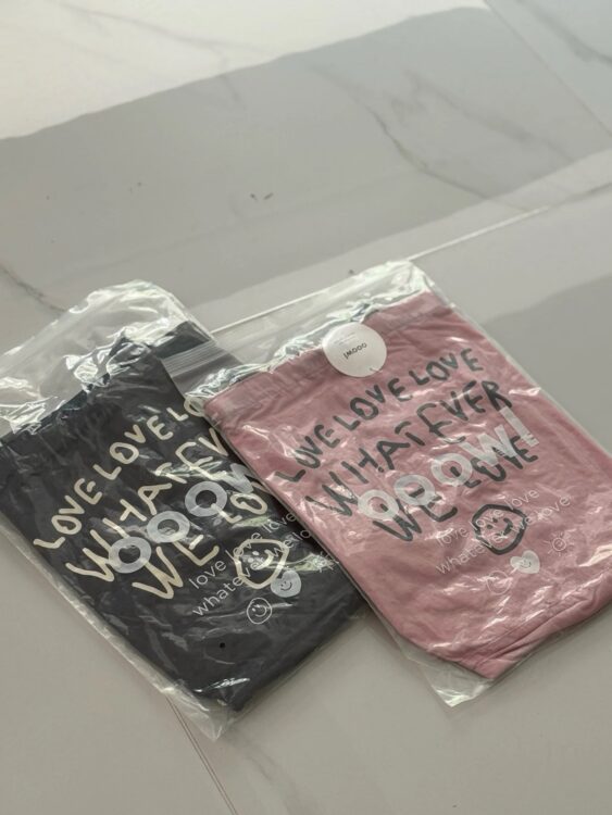 OOOWL 兩色入~笑臉側孭tote Bag