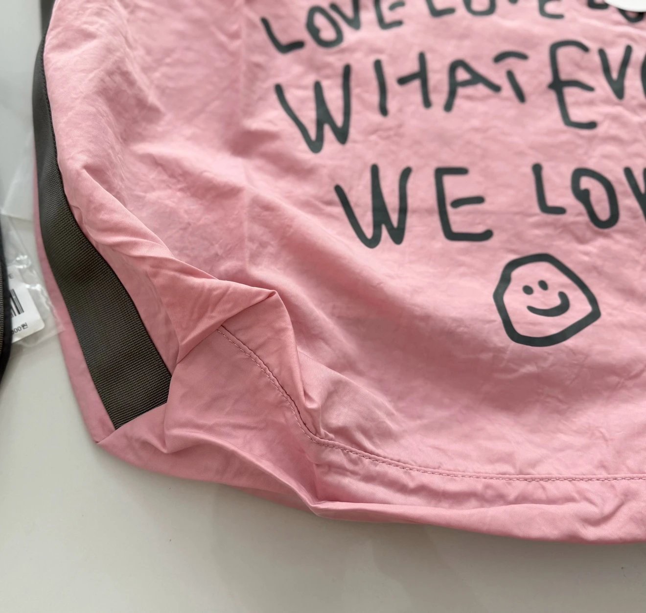 OOOWL 兩色入~笑臉側孭tote Bag：圖片 9