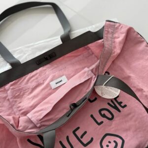 OOOWL 兩色入~笑臉側孭tote Bag：圖片 11