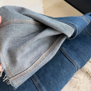 🩷chic新裝! 韓國剪裁牛仔半身裙：圖片 7