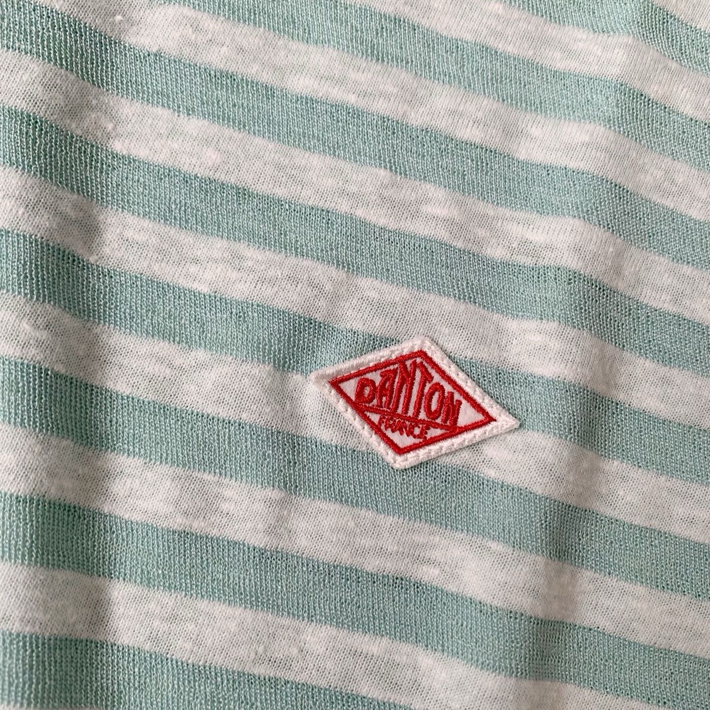 ✨Danton竹節棉條紋長袖T恤：圖片 7