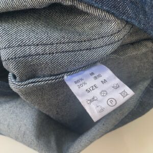✨Danton摺袖格子邊牛仔外套：圖片 12