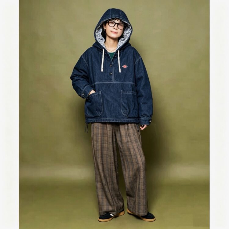 ✨Danton花帽牛仔外套