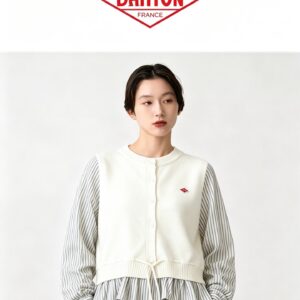 ✨Danton衫腳拼接長袖上衣：圖片 2