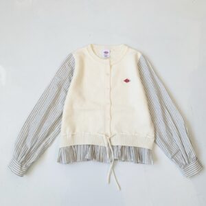 ✨Danton衫腳拼接長袖上衣：圖片 4
