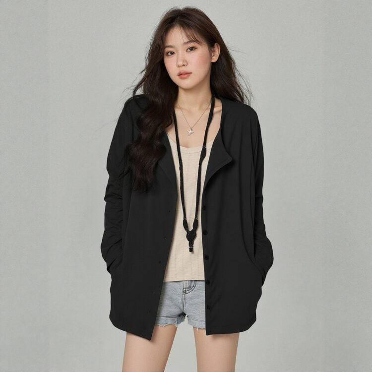 PLUS SIZE💗顯瘦針織早秋開衫外套